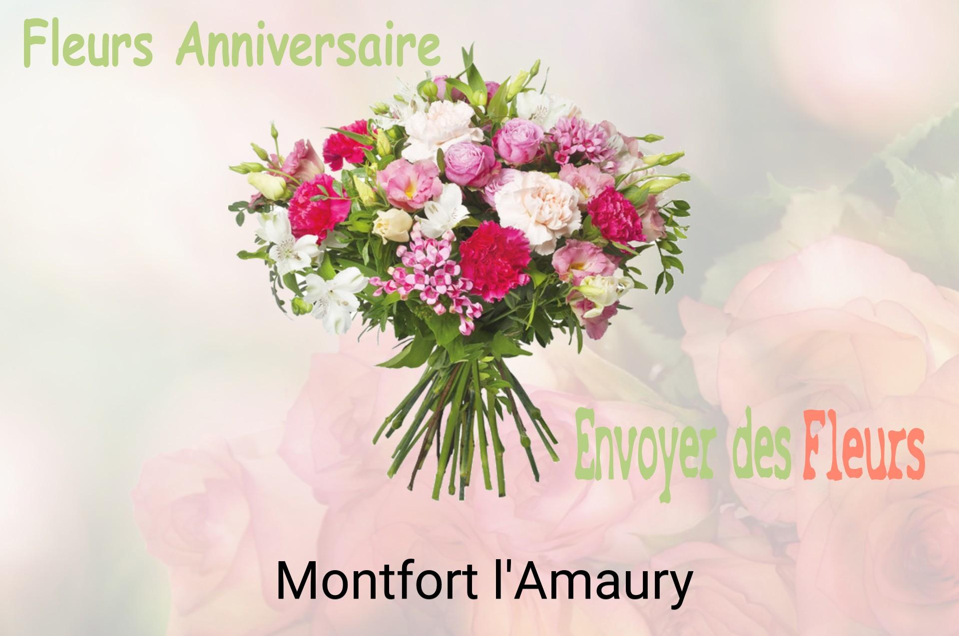 Bouquet de fleurs d’anniversaire livré à Montfort-l'Amaury