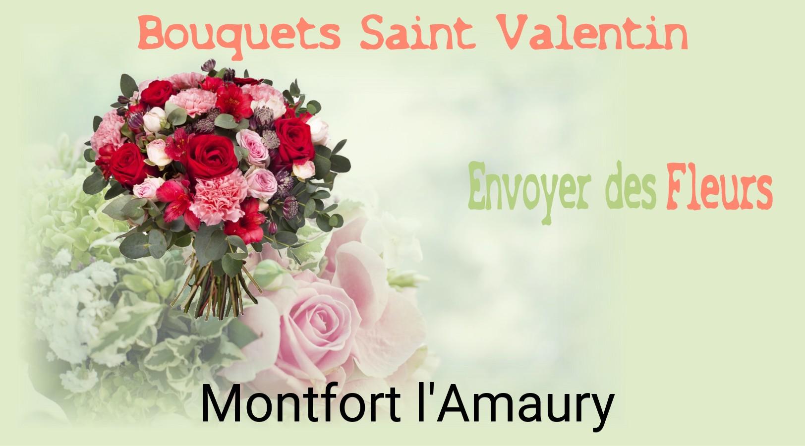 Roses de Saint-Valentin livrées à Montfort-l'Amaury